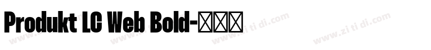 Produkt LC Web Bold字体转换